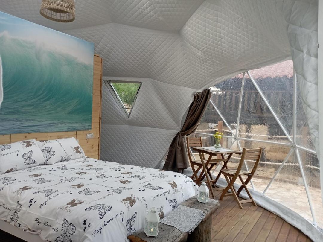 Glamping Quintana Hotel Gijón Exterior foto